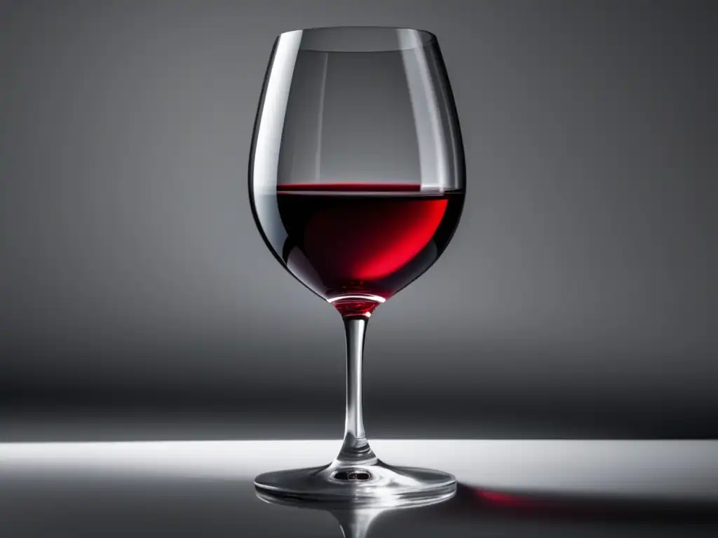 Vino tinto con antioxidantes, elegancia minimalista