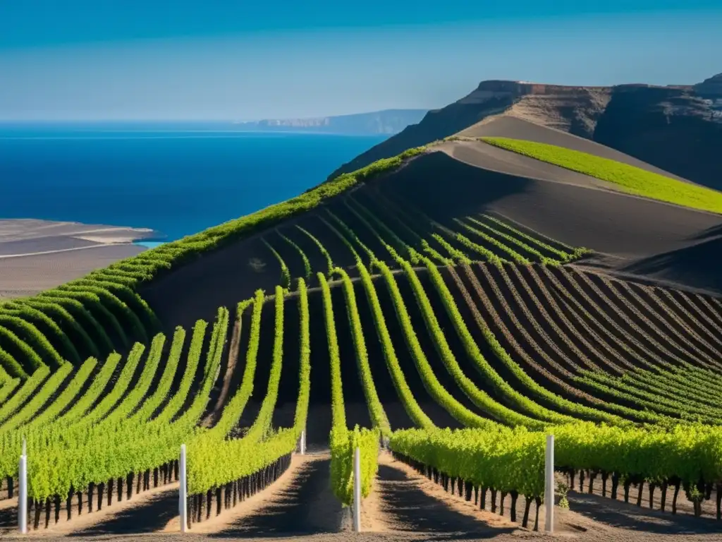 Armoniosa vendimia en viñedo de Santorini, resalta belleza natural y guía completa del vino Assyrtiko