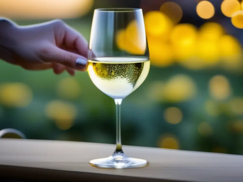 Sauvignon Blanc: Aromas frescos y cítricos en copa cristalina