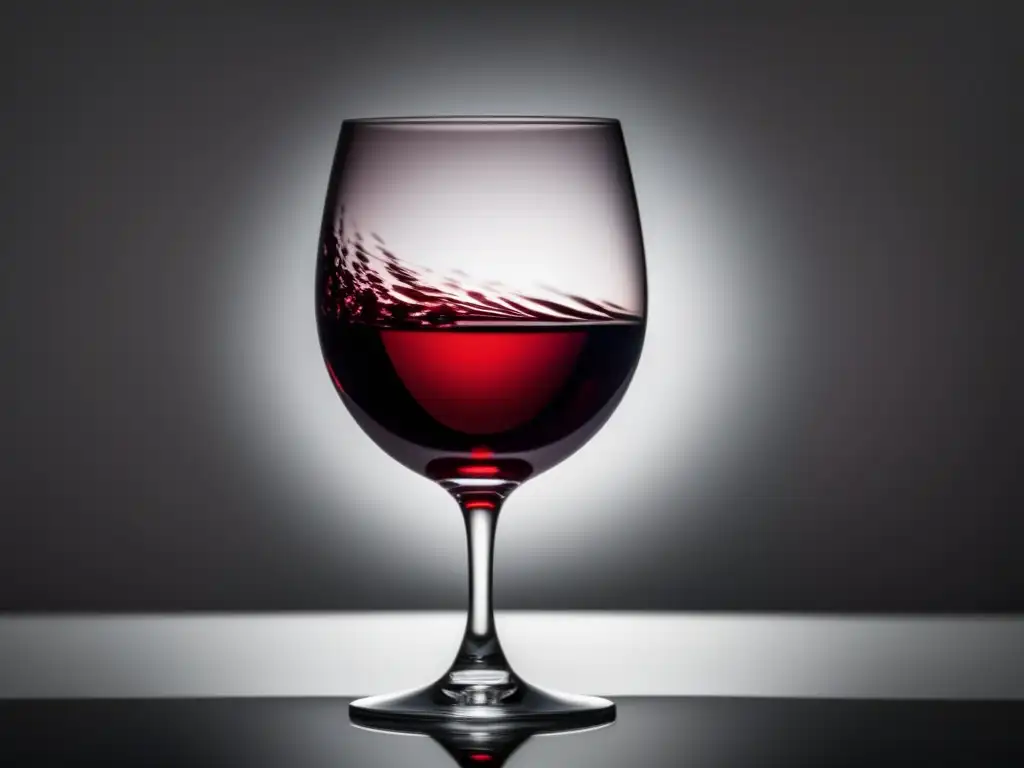 Guía básica de vinos: copa de vino rojo elegante y minimalista en fondo blanco, invitando a principiantes a explorar con curiosidad y refinamiento