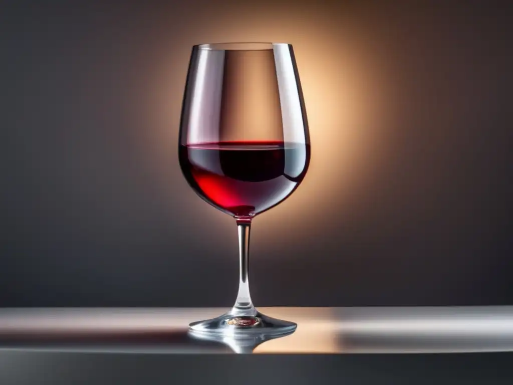 Beneficios vino dieta antioxidante: copa vino tinto 8k, elegante, minimalista, iluminada, reflejos sutiles, invita disfrutar