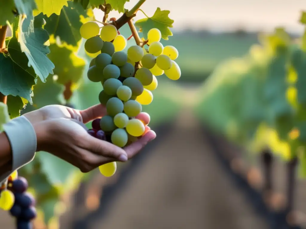 Beneficios gravedad en la vinificación: selección y cosecha de uvas en viñedo