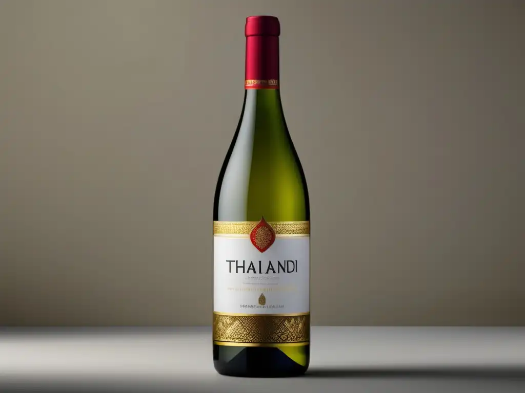 Botella vino blanco Tailandia