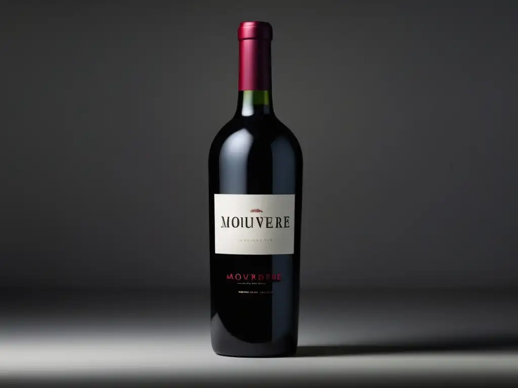 Botella de vino Mourvèdre GSM: carácter y elegancia