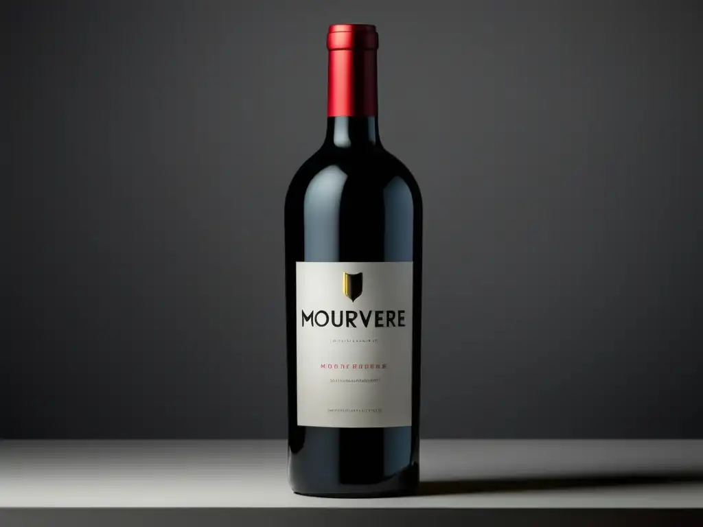 Botella de vino Mourvèdre: elegancia y carácter