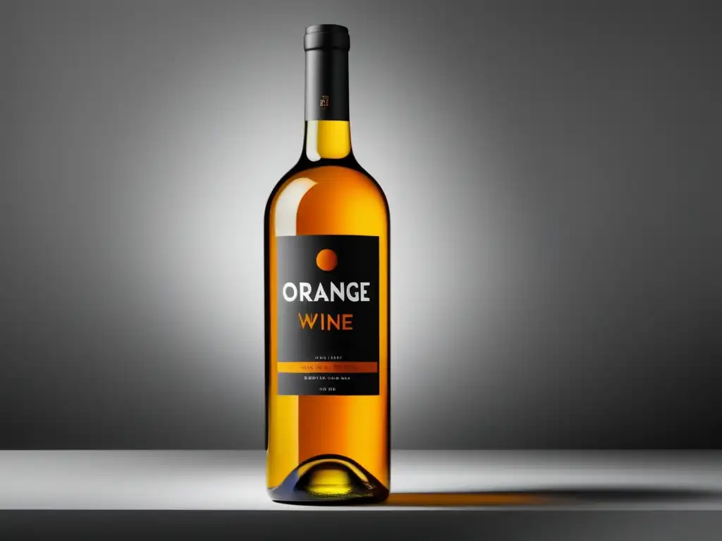 Botella de vino naranja: Tendencia producción vinos naranja