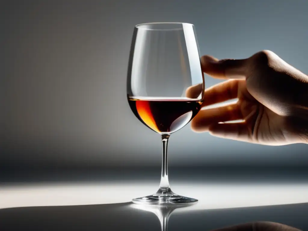 Cata profesional vinos sin alcohol: Elegancia y claridad en una copa blanca