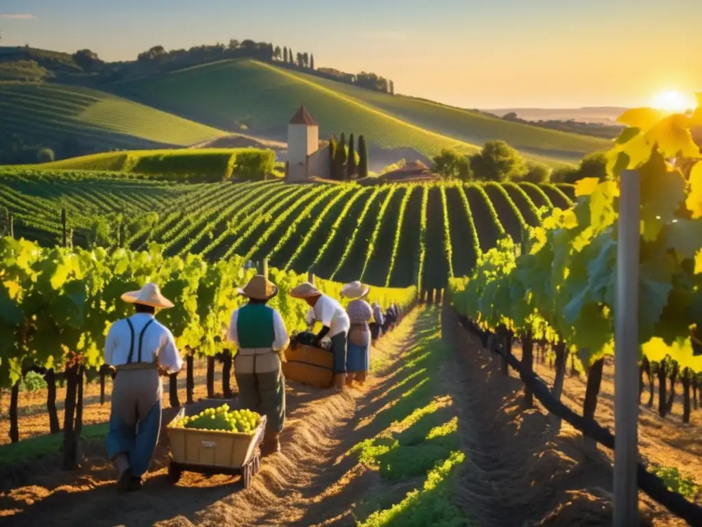 Cata vinos postre: Dulzura equilibrio en una meticulosa selección de uvas en un viñedo