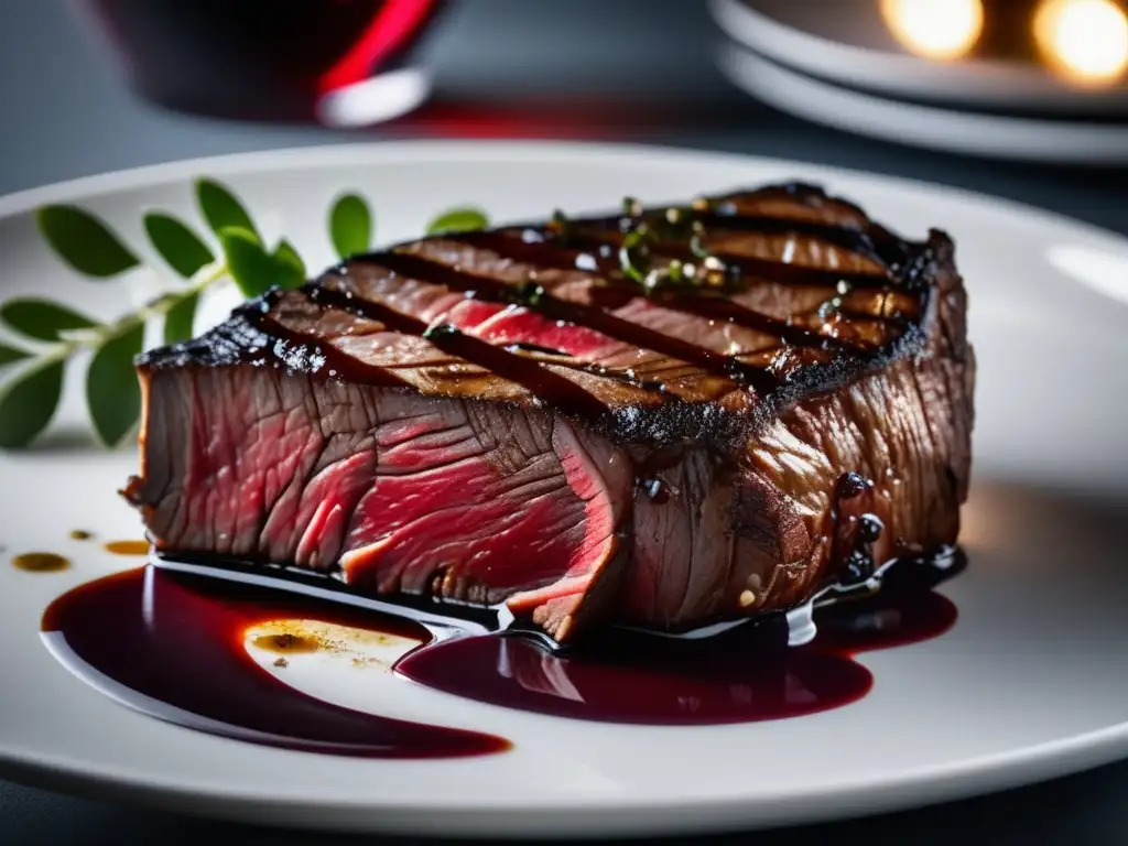 Combinaciones vino carnes rojas deliciosas: Steak jugoso, vino tinto y maridaje perfecto