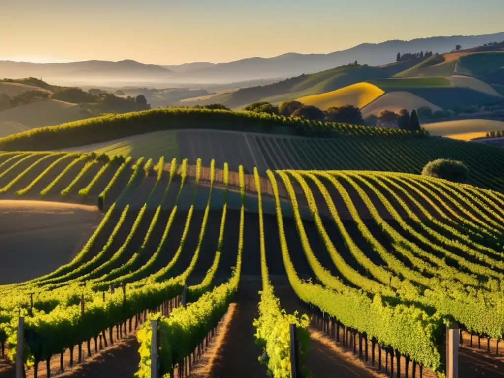 Comparativa terroirs Napa Valley vs Sonoma: espectacular imagen 8k que captura la esencia de ambas regiones vinícolas