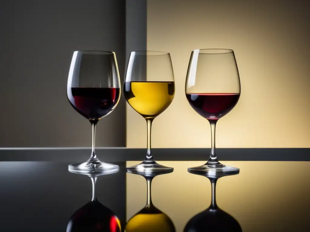 Contraste vinos: Rojo intenso vs