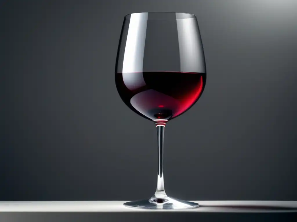 Vino tinto en copa elegante, símbolo de reducción riesgos trombosis