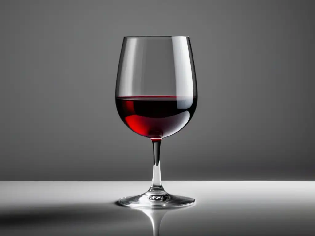 Vino tinto en copa minimalista - Beneficios del consumo responsable de vino