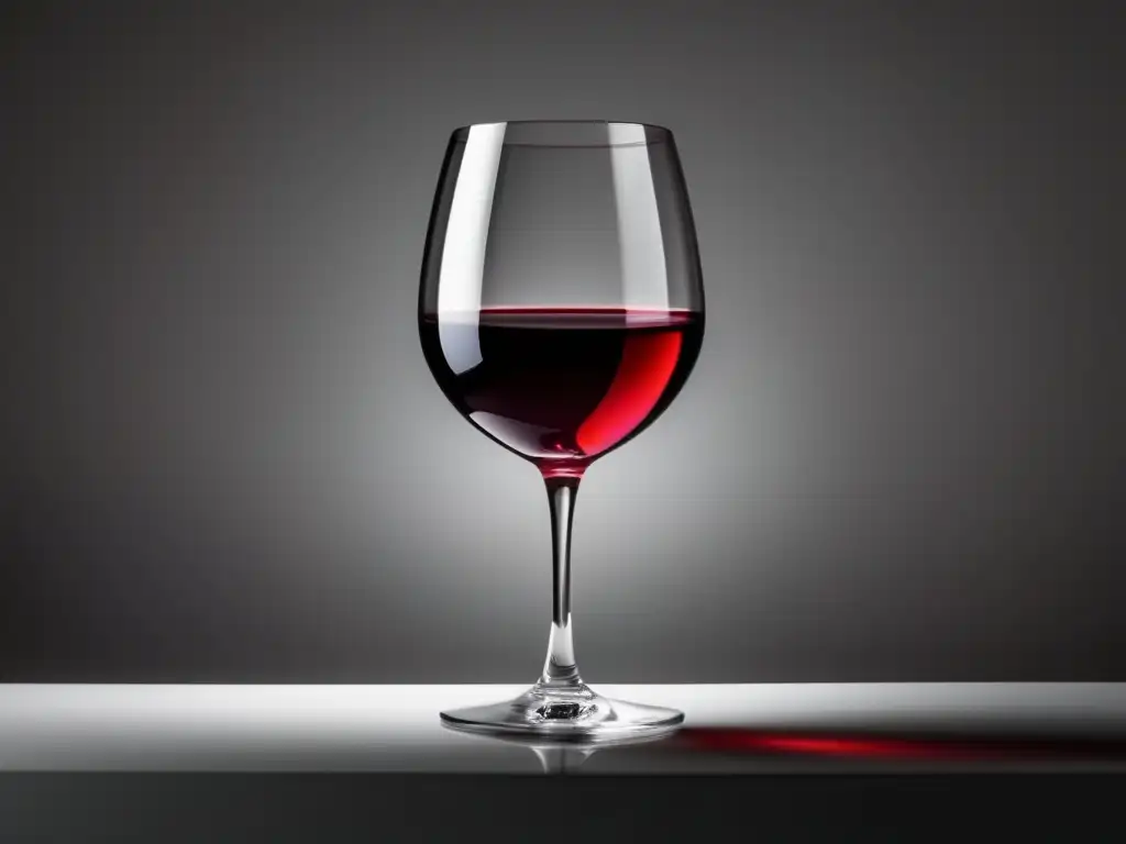 Crecimiento de la cultura del vino en Filipinas, vino rojo en elegante copa minimalista