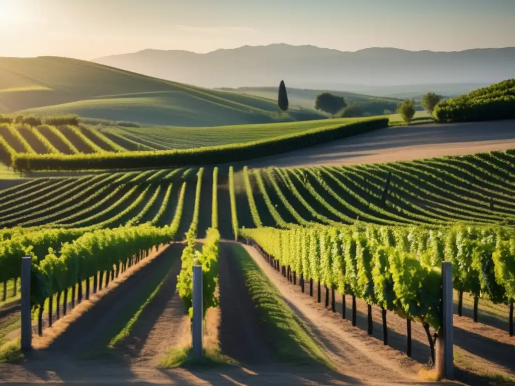 Cursos de cata de vinos en Europa, viñedo sereno, belleza y tranquilidad