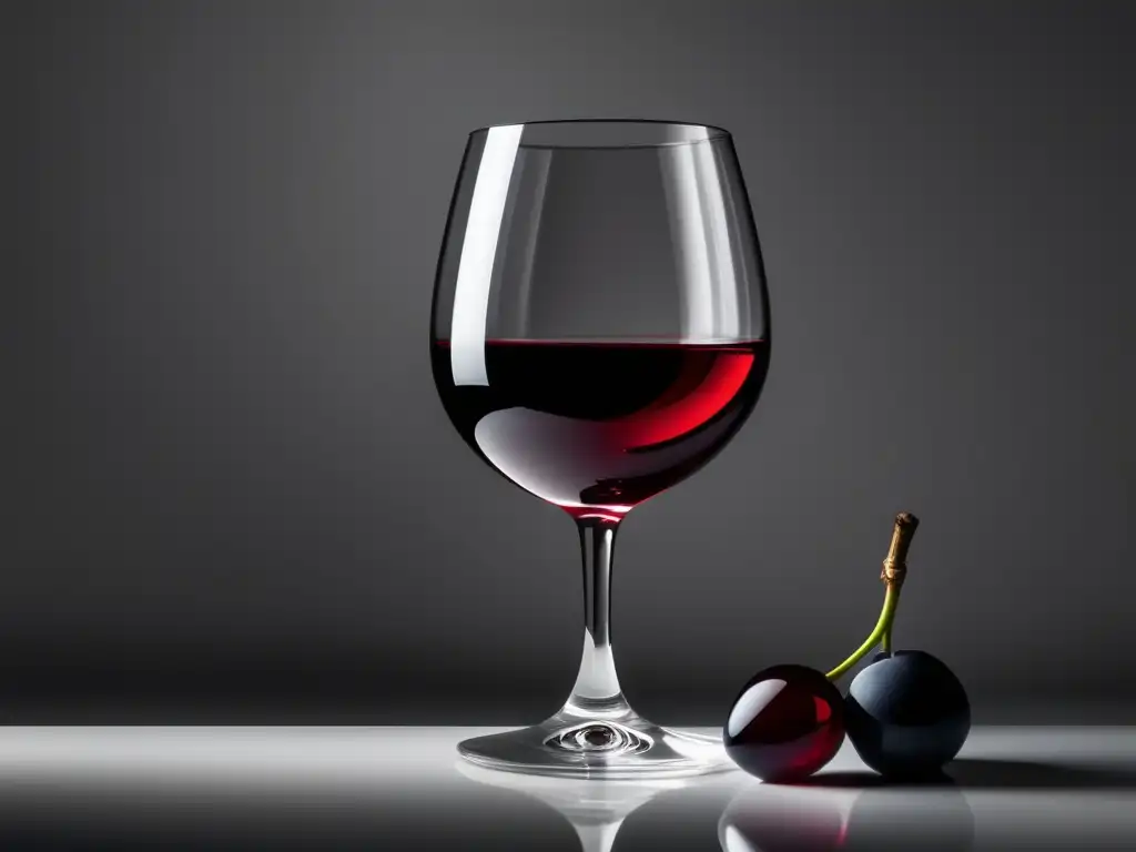 Degustación de vinos: copa de vino tinto elegante y equilibrada, reflejando la sofisticación y la belleza de las catas de vino inolvidables