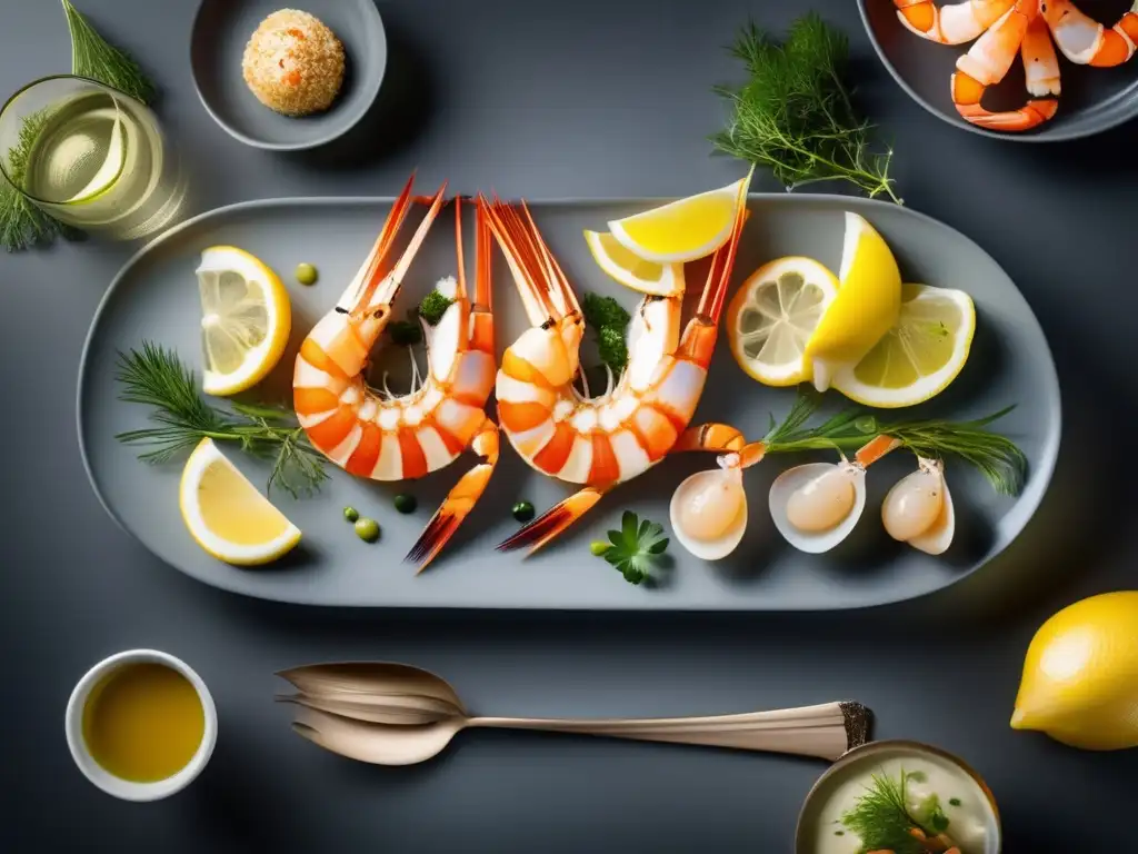 Delicioso plato de mariscos islandeses maridado con vinos para una experiencia culinaria única