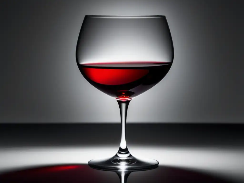 Detox postmaridajes con vino: copa de vino rojo en superficie blanca