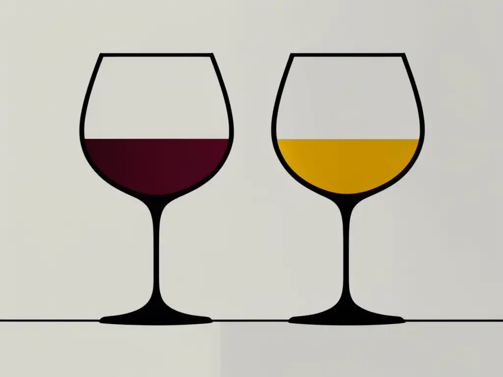 Diferencias vinos naturales y orgánicos: elegancia minimalista en dos copas