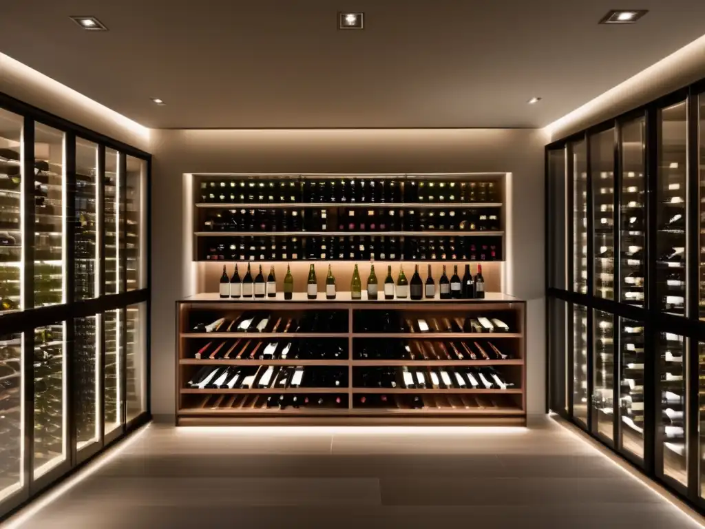 Wine cellar elegante en Burdeos -