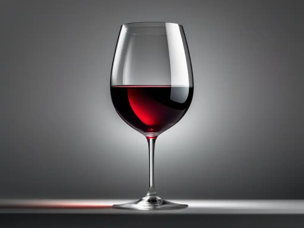 Elegante copa de vino tinto en fondo blanco - Email Marketing para Aficionados al Vino: Estrategias de Conversión