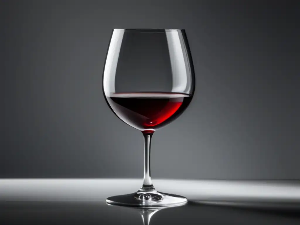 Elegante copa de vino con reflejos y refacciones - Psicología del consumidor de vino