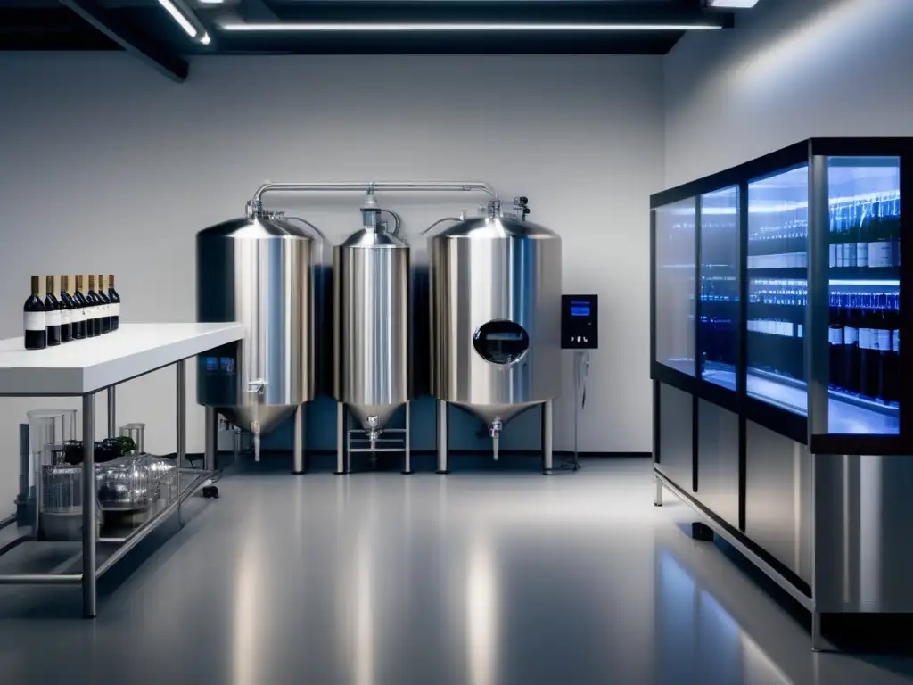 Equipamiento esencial vinos laboratorio: fermentador, espectrofotómetro y analizador pH