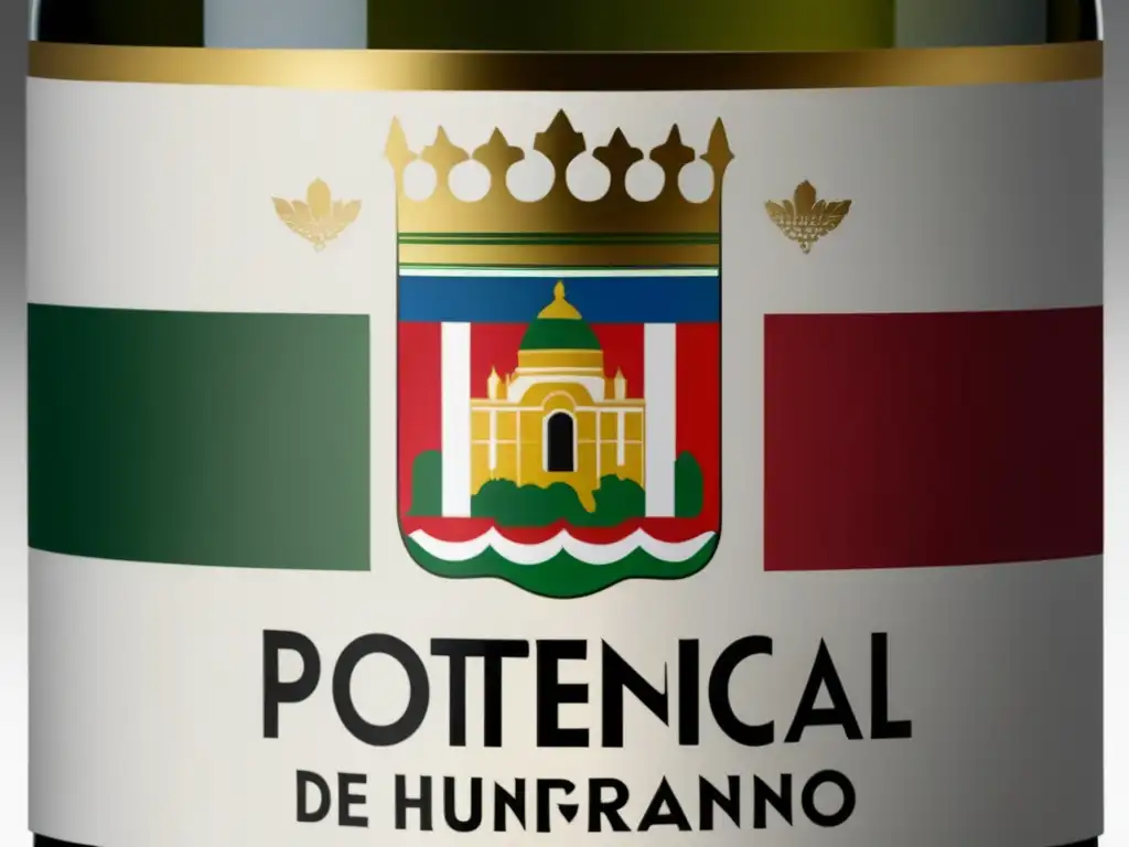 Etiqueta minimalista de vino húngaro: Potencial vinícola contemporáneo de Hungría