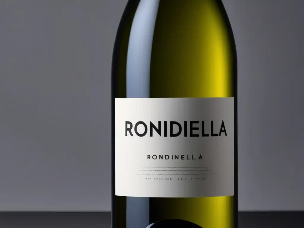 Etiqueta de vino Rondinella en mezclas de vinos italianos