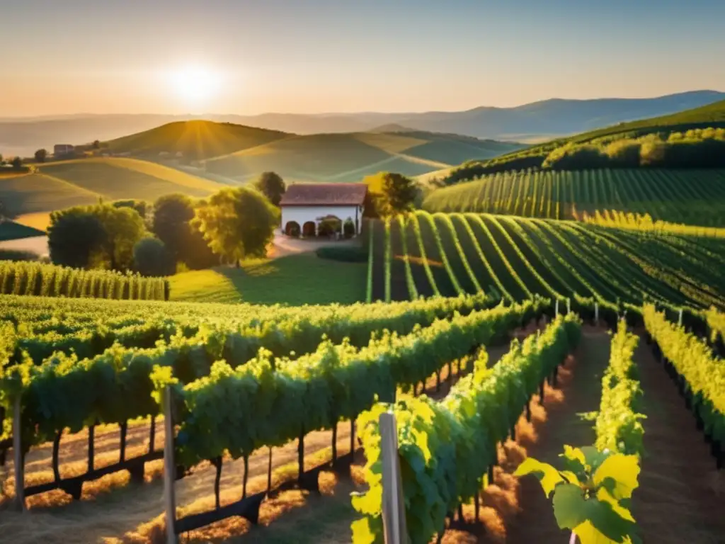 Festival del Vino de Georgia: Imagen 8k que muestra la vibrante atmósfera de las viñas de Georgia, con gente disfrutando de vino y comida tradicional