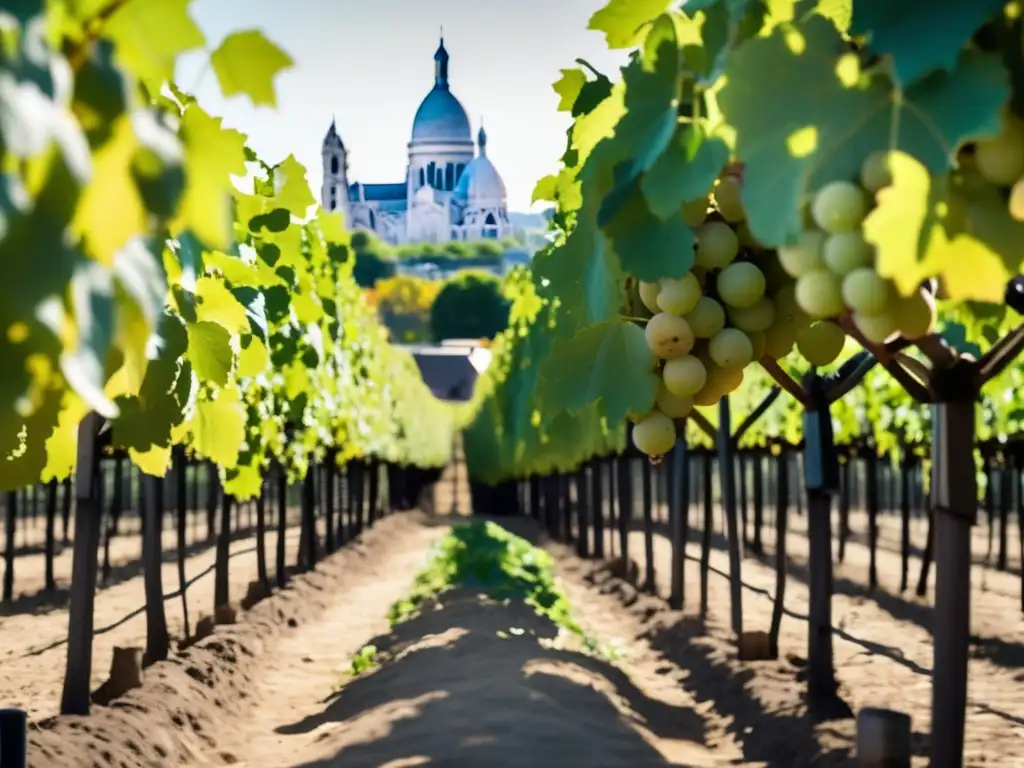 Festival de Vinos de Montmartre: Vendimia francesa en viñedo con SacréCœur