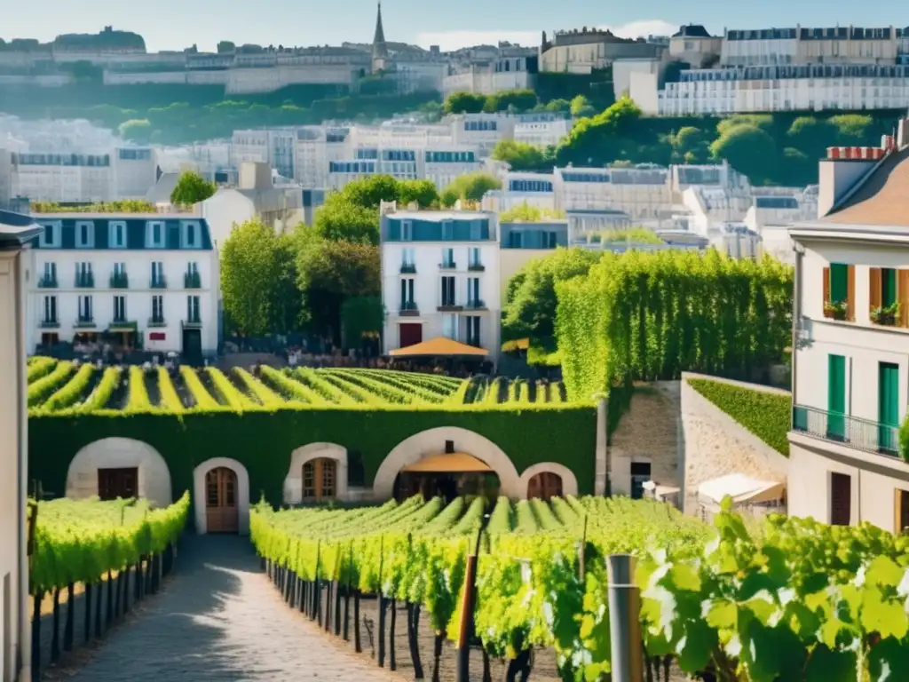 Festival de Vinos de Montmartre: Vendimia francesa en un viñedo pintoresco -