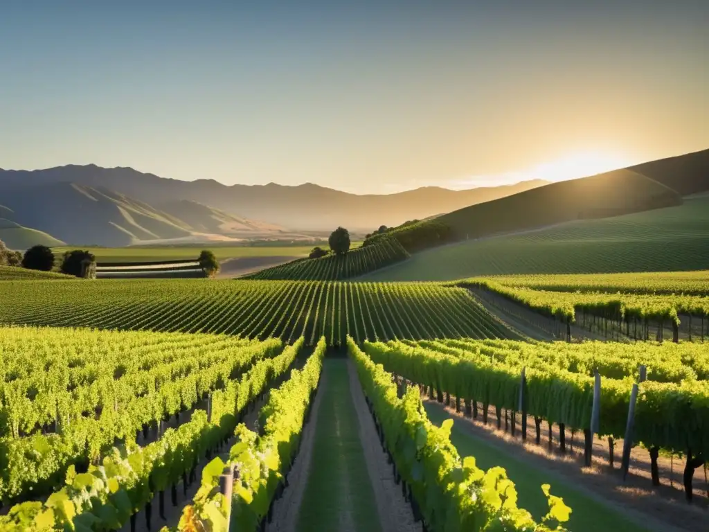 Guía del Sauvignon Blanc en Marlborough: viñedo verde y sereno