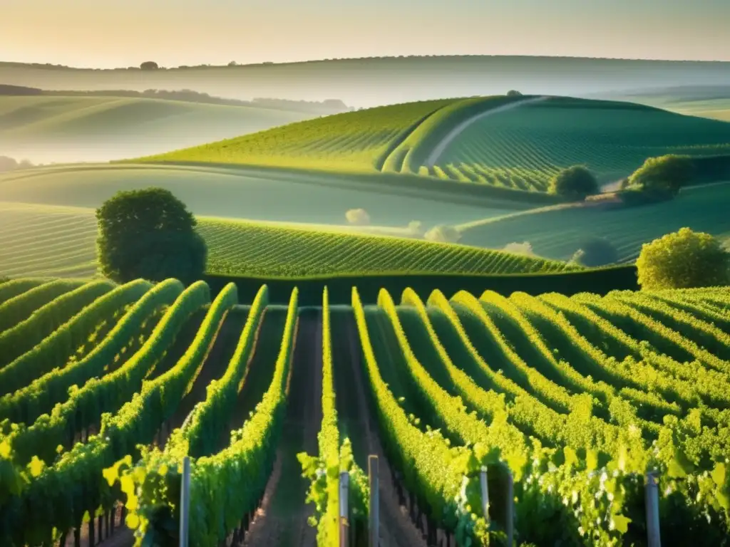 Hermosa imagen 8k de la región de Champagne en Francia