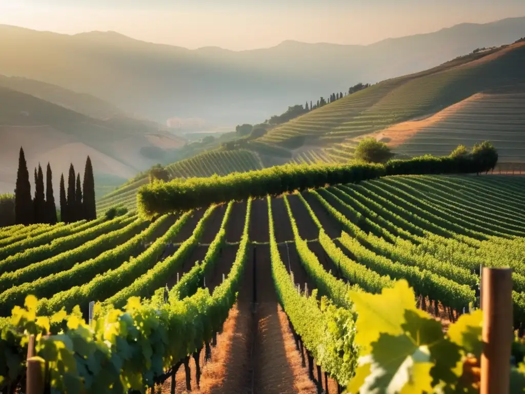 Historia del vino en Líbano: viñedo sereno y montañas majestuosas