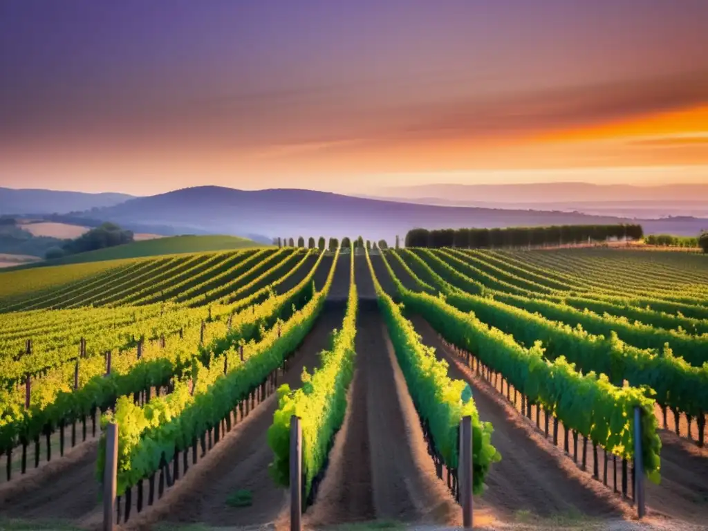 Historias de viñedos y bodegas al atardecer