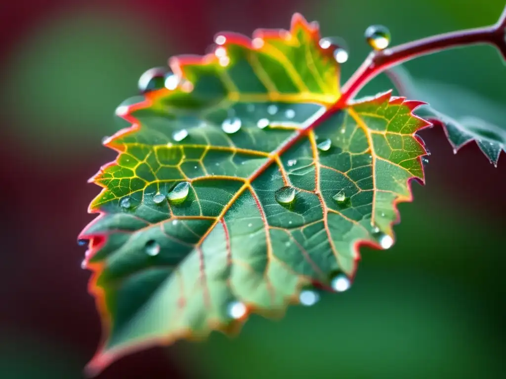 Hoja de vid roja con resveratrol: beneficio real o mito