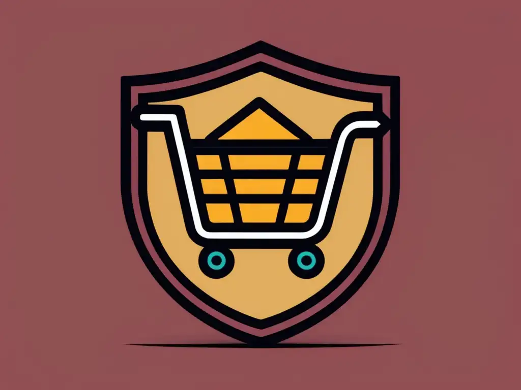 Icono carro de compra online seguro - Compra de vinos online segura