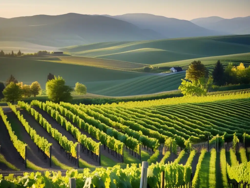 Innovación en viticultura en Canadá: paisaje impresionante muestra la esencia de la región vinícola canadiense