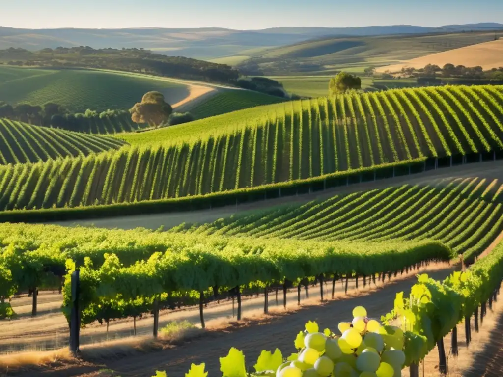 Legado Riesling Clare Valley: Vistas panorámicas de viñedos y bodegas en Clare Valley, Australia