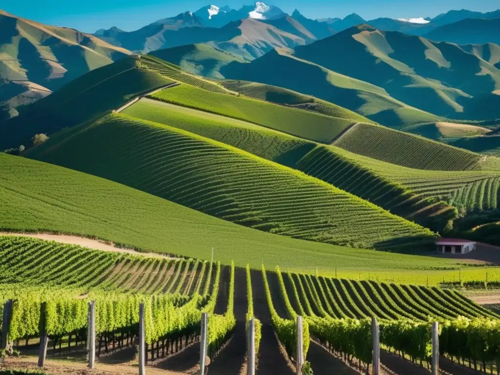 Lush vineyard in South America - Consejos para itinerario vinícola América del Sur