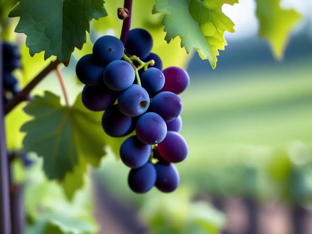 Madurez del vino: efecto del añejamiento en una vid de uvas verdes y moradas