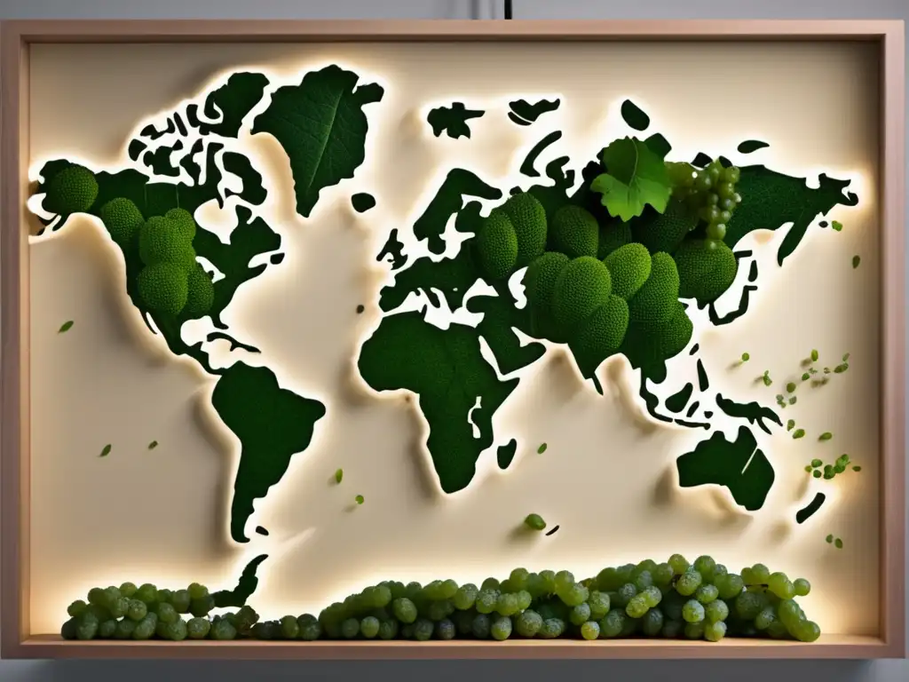 Mapa de viñedos globales: historia e impacto de la globalización del vino