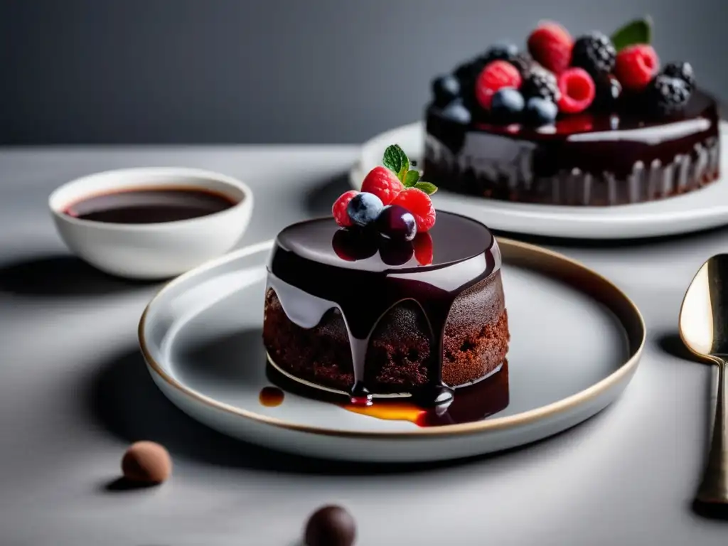 Deliciosa combinación: vino y postre Maridaje vinos y postres: guía completa - Imagen minimalista de un elegante maridaje de vino y postre