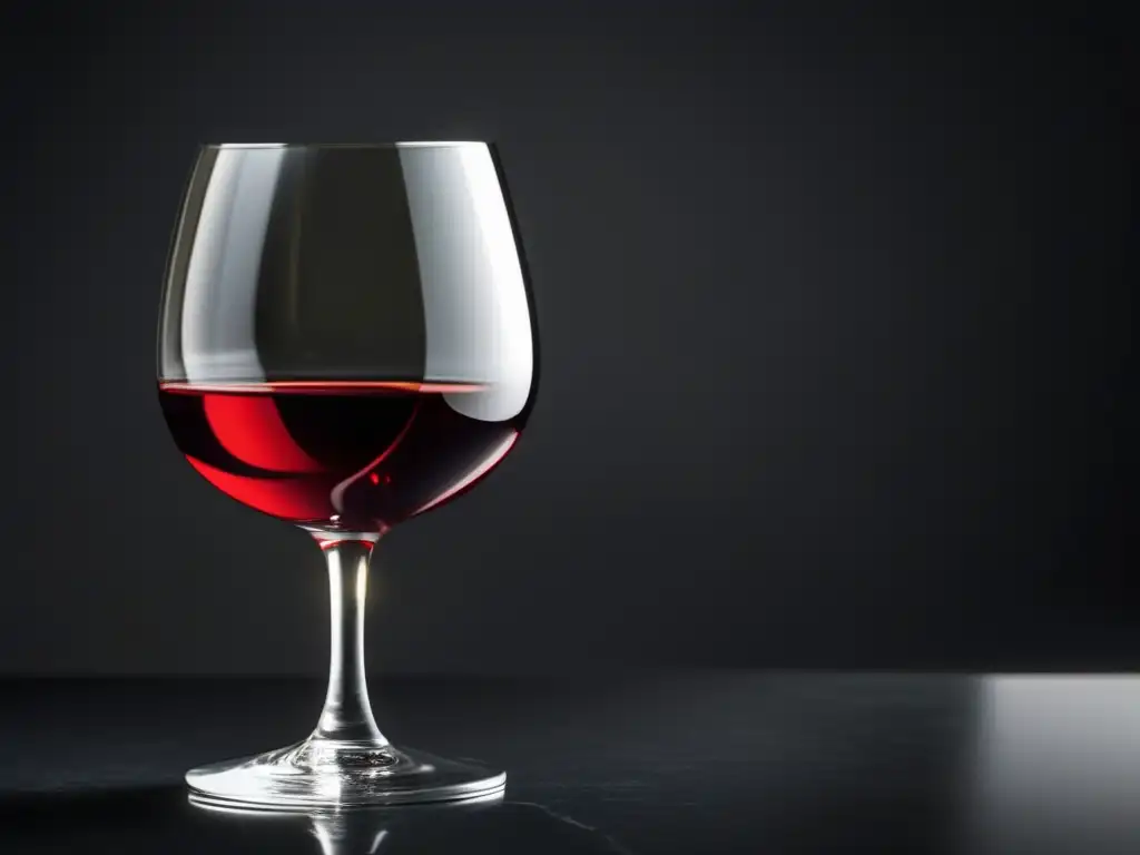 Elegante copa de vino blanco en encimera de mármol negro Maridajes innovadores cursos vanguardistas con copa de vino elegante sobre encimera de mármol negro