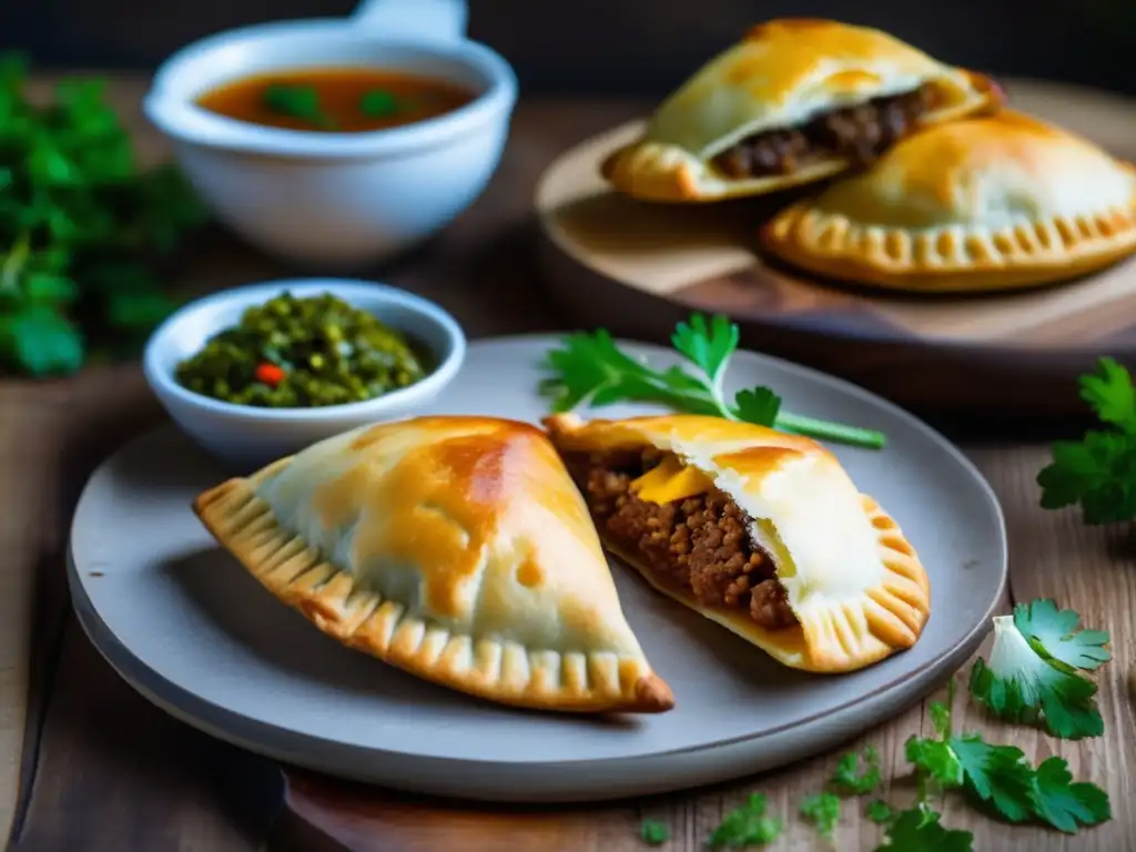 Deliciosas empanadas argentinas y vino Maridajes vinos cocina argentina: Empanadas de carne, pollo y vegetales acompañadas de vino argentino