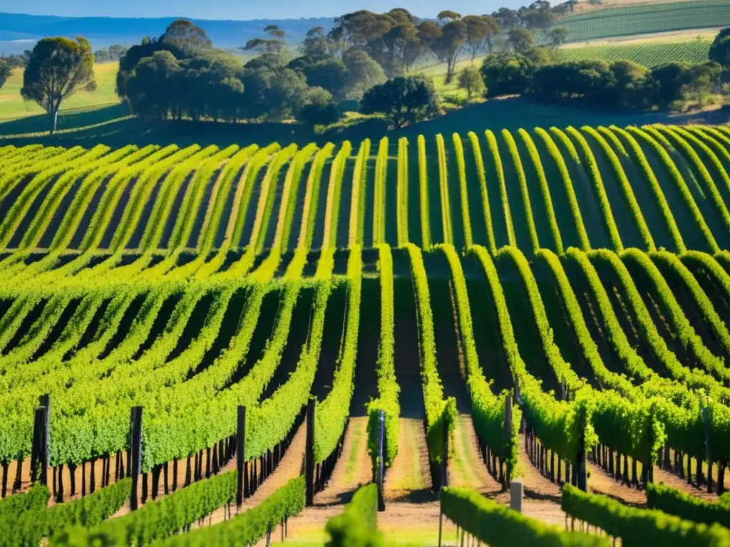 Mejores vinos australianos: paisaje de Adelaide Hills