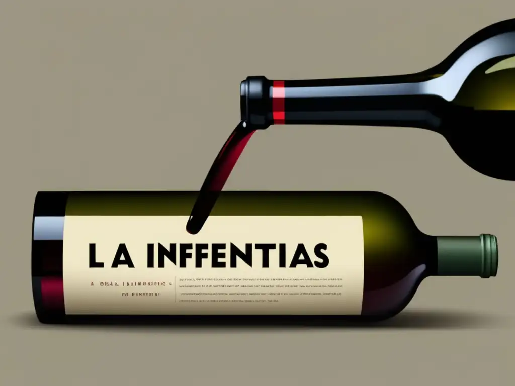 Ilustración minimalista: vino y literatura, influencia beat generation