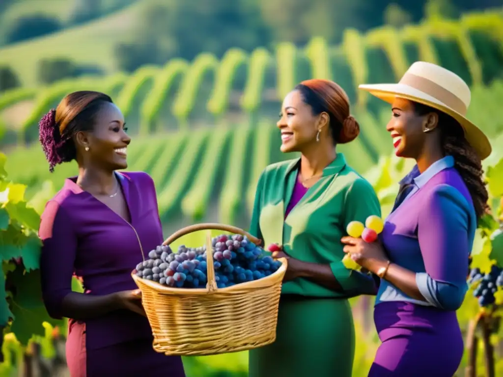 Mujeres viticultoras: trabajando juntas en los viñedos