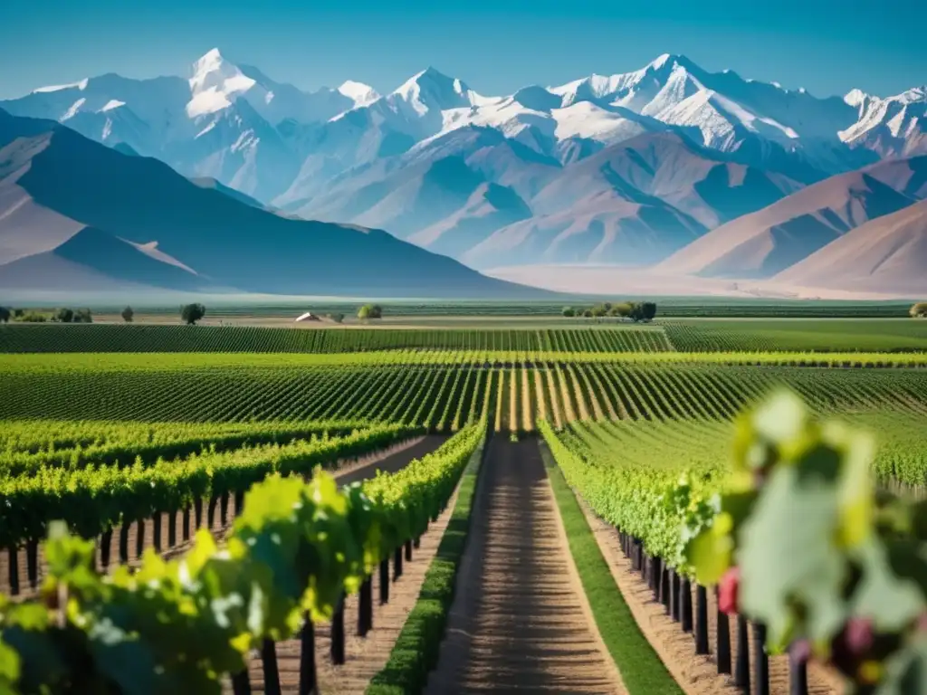 Paisaje vinícola en Mendoza, Argentina - Consejos para itinerario vinícola América del Sur